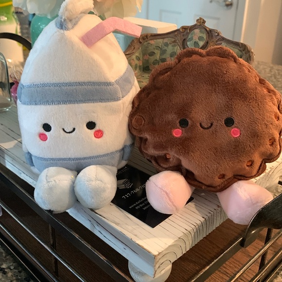 SOLD. Hallmark Milk and Cookie Plushies - Picture 1 of 7